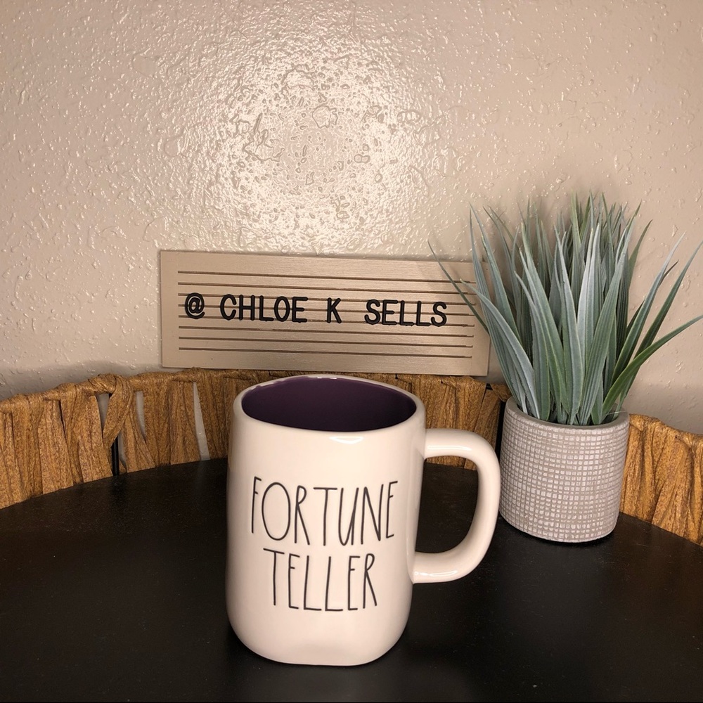 Rae Dunn FORTUNE TELLER mug.